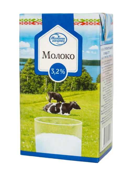молоко тба м.д.ж.2,5%, 3,2%, 6% в Республике Беларусь