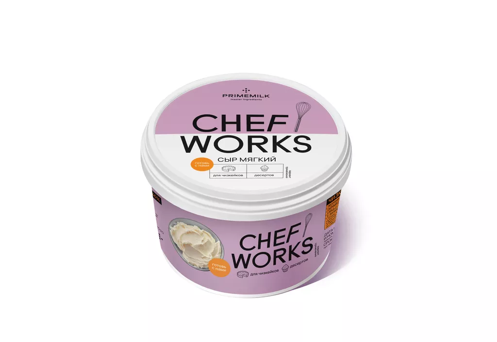фотография продукта Сыр мягкий "chef works" 40 % жирности