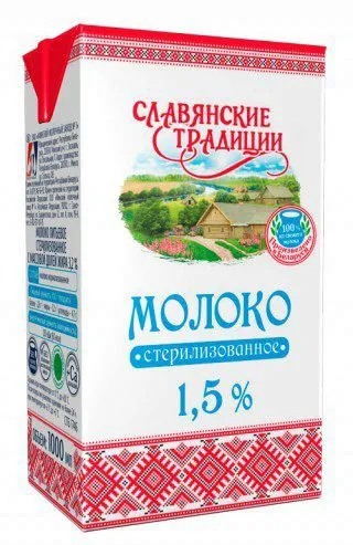фотография продукта Молоко "Славянские Традиции" 1000г 31р
