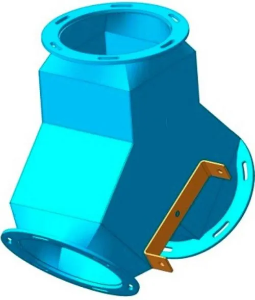 Фотография продукта Клапан перекидной электрический, ручной