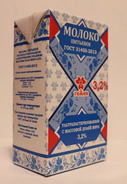 фотография продукта Молоко ультрапастеризованное Тяжин