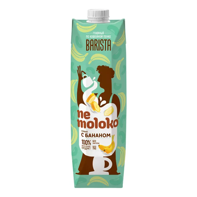 Фотография продукта Напиток barista "nemoloko" банан 1л