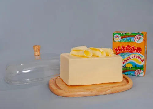 фотография продукта Масло сливочное Крестьянское БЗМЖ ГОСТ
