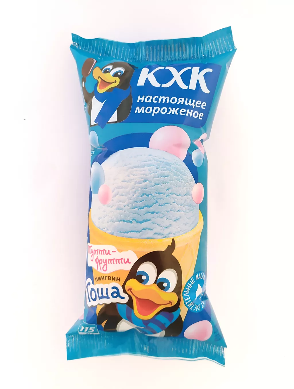 фотография продукта Мороженое  «пингвин гоша тутти-фрутти»