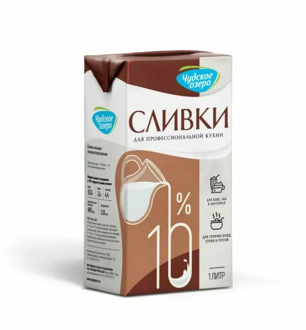 фотография продукта Сливки 10% для кофе